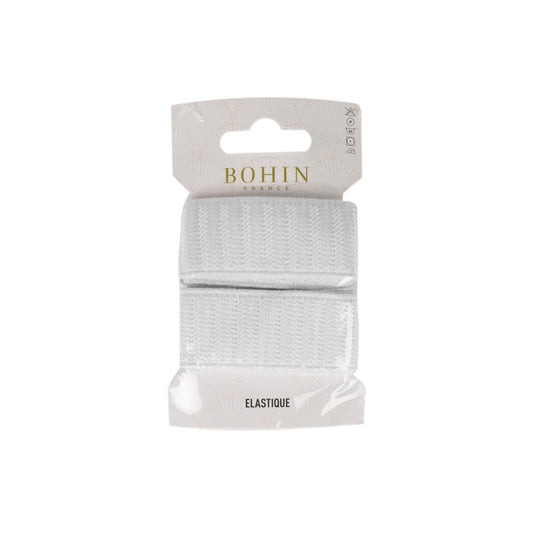 ELASTIC GRAINED 28mmx1M WHT