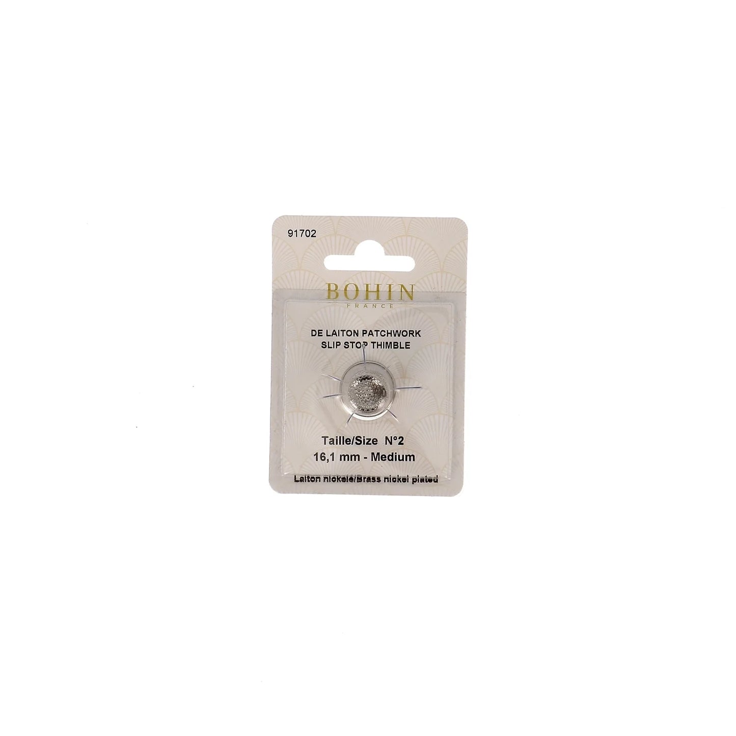 SLIP STOP THIMBLE Mediu.Nø2 Blx1