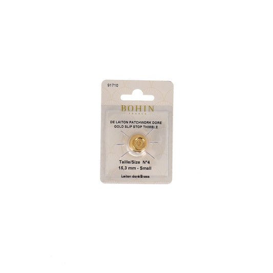 SLIP STOP THIMBLE GOLD " X-S" x1