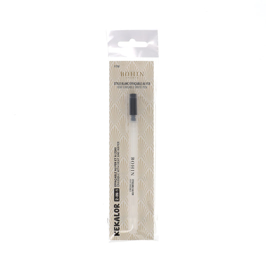 ERASABLE PEN - THERMO SENSITIVE INK "KEKALOR"- WHITE Blister