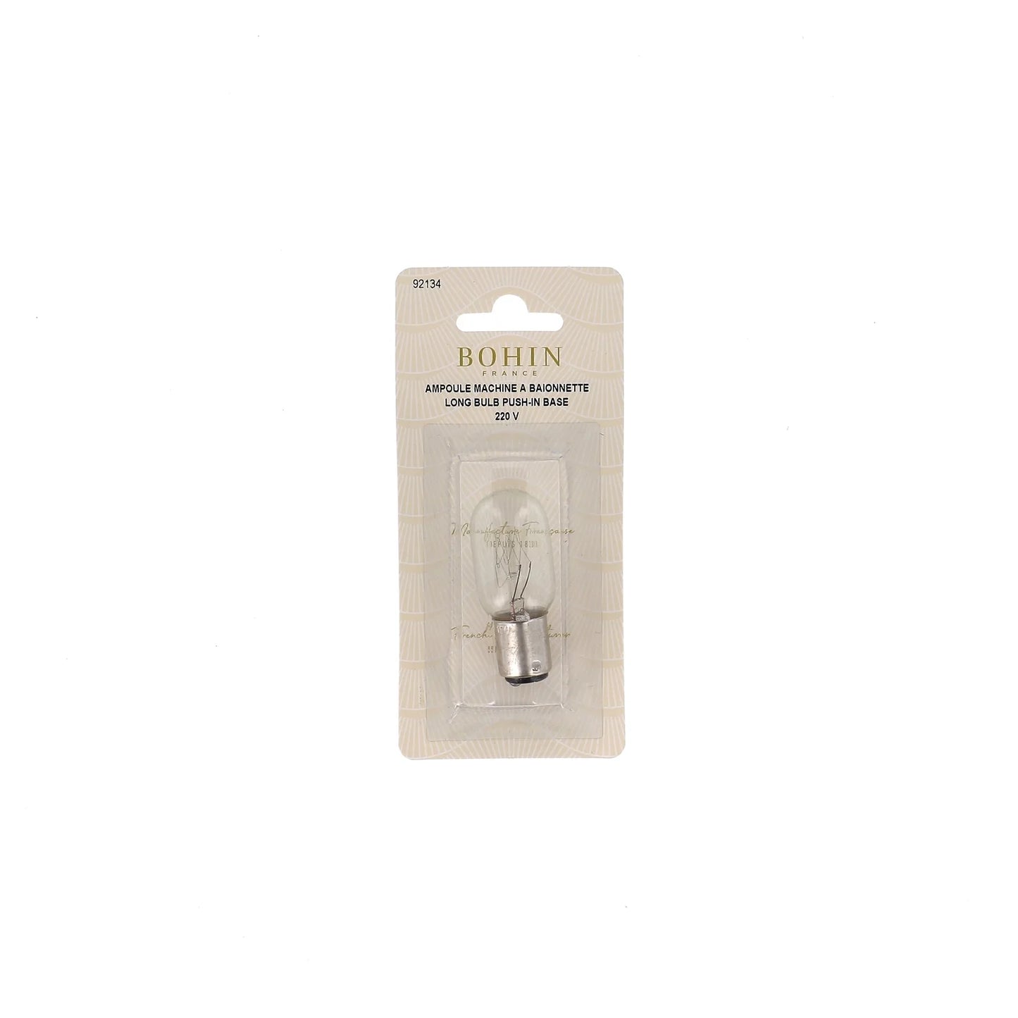 LIGHTBULB BAYONET 220V BLISTERx1