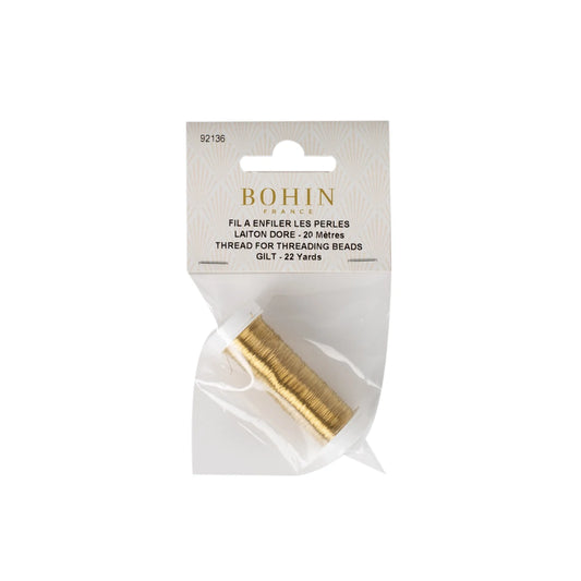 THREADING BEADS THREAD Gilt Blis