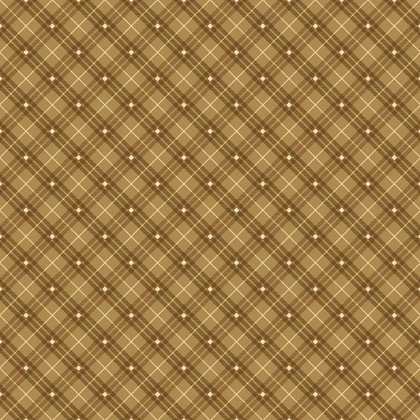 9611-31 BIAS PLAID BASICS LIGHT BROWN