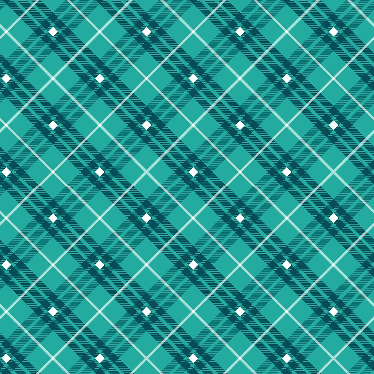 9611-76 BIAS PLAID BASICS TEAL