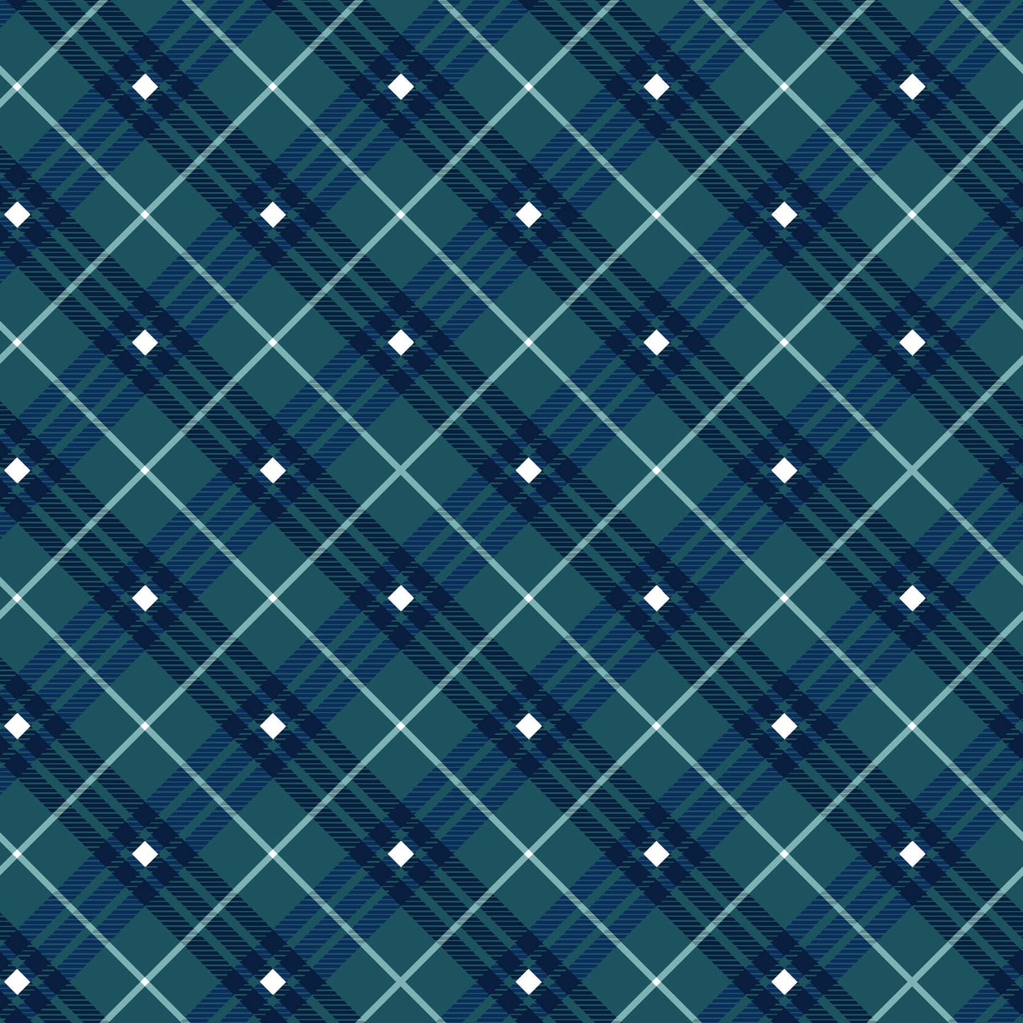 9611-77 BIAS PLAID BASICS NAVY