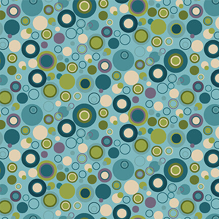 9612-11 BUBBLE DOT BASICS LIGHT BLUE
