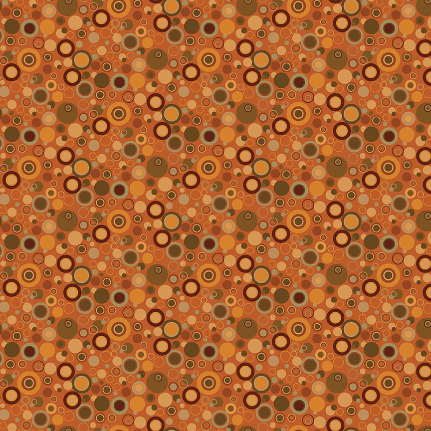 9612-35 BUBBLE DOT BASICS ORANGE