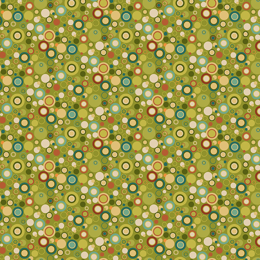 9612-66 BUBBLE DOT BASICS GREEN