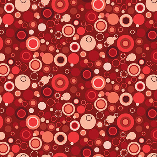 9612-88 BUBBLE DOT BASICS RED