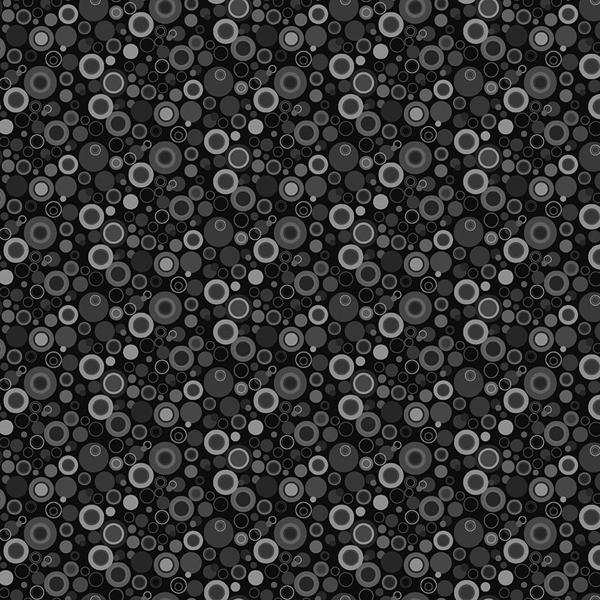 9612-98 BUBBLE DOT BASICS BLACK