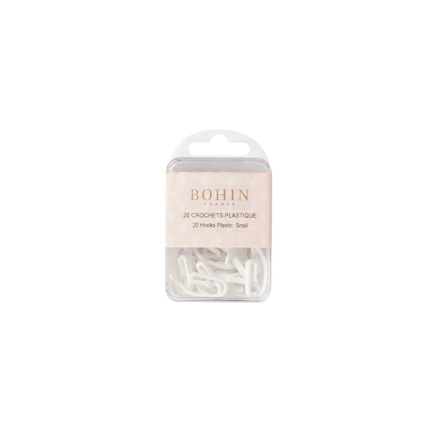 SNAIL PLASTIC HOOKS 20 pcs