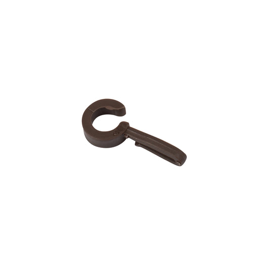 PLAST FASTENING BROWN 1BR 12 pcs