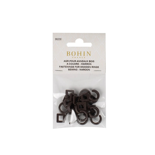 PLAST FASTEN.BROWN TO SEW 12 pcs