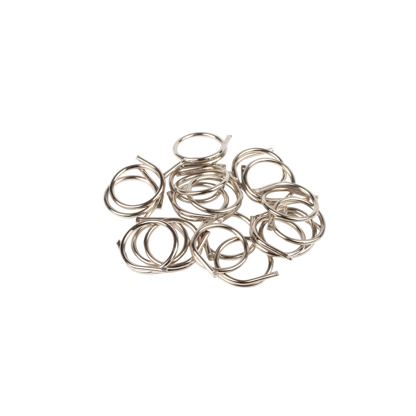 METAL SPLIT RINGS BLISTER - 25MM