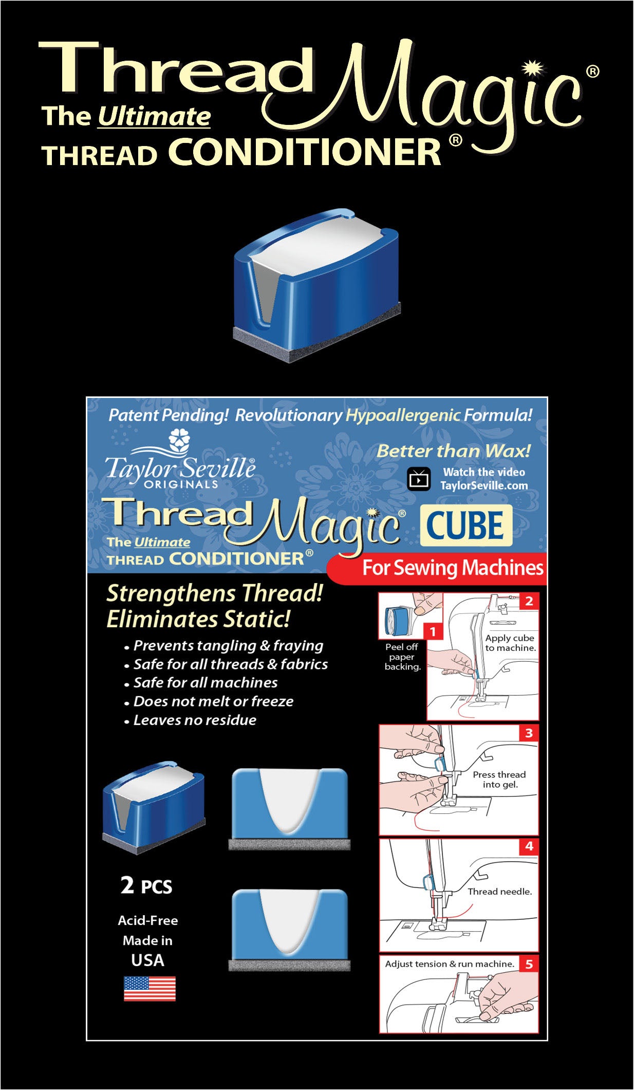Thread Magic CUBE (2pcs)