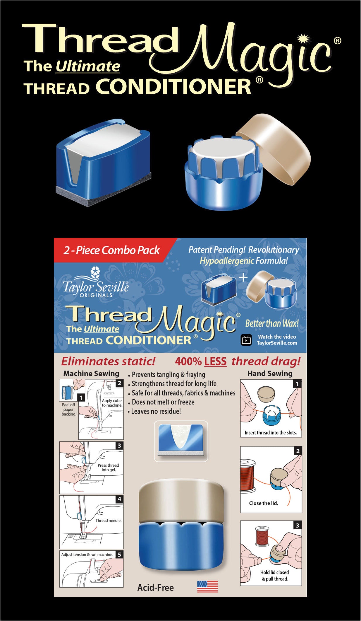 Thread Magic COMBO (Round+Cube)
