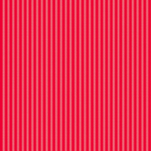 9826-88 STITCHING STRIPES RED