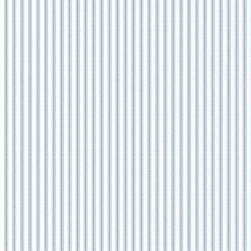 9827-1 STITCHING STRIPES WHITE / BLUE