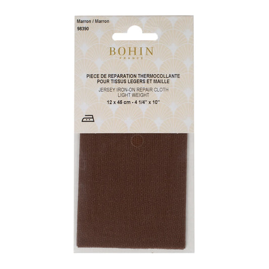JERSEY REPAIR 4"x10" BROWN x1