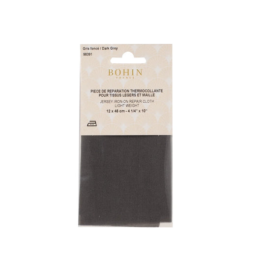 JERSEY REPAIR 4"x10" GREY x1