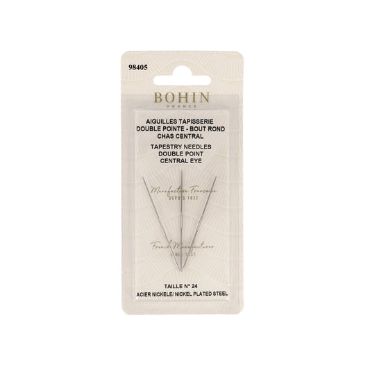 TAPESTRY NEEDLES  Nø24 CENTRAL EYES-2 Pnts- 3 pcs