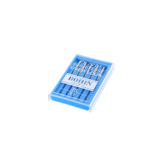 MACHINE NEEDLES "OVERLOCK".CASEx5 Sz75-11