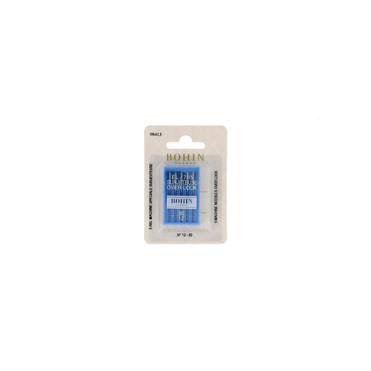 MACHINE NEEDLES "OVERLOCK".Blisterx5 Sz80-12