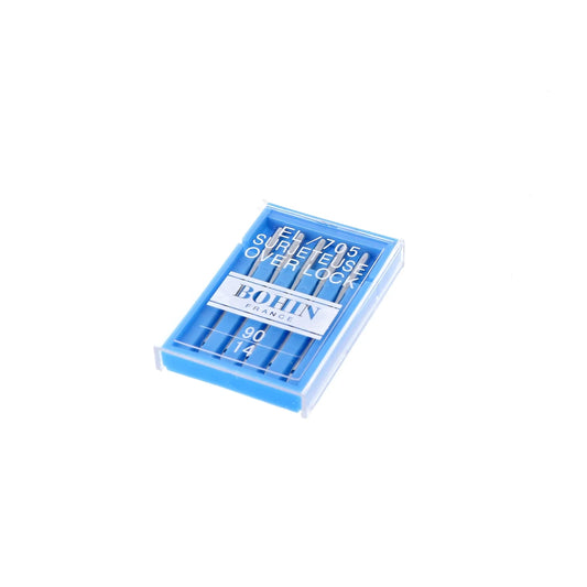 MACHINE NEEDLES "OVERLOCK".CASEx5 Sz90-14