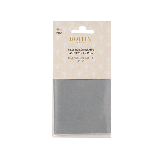 ADHESIVE PATCHES- REFLECTIVE - 4"x8" GREY
