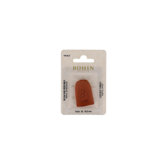 LEATHER THIMBLE TRIPLE LAYER Sz M