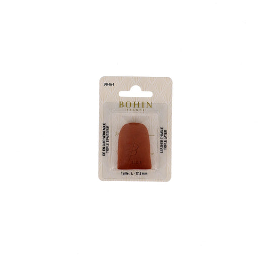 LEATHER THIMBLE TRIPLE LAYER Sz L