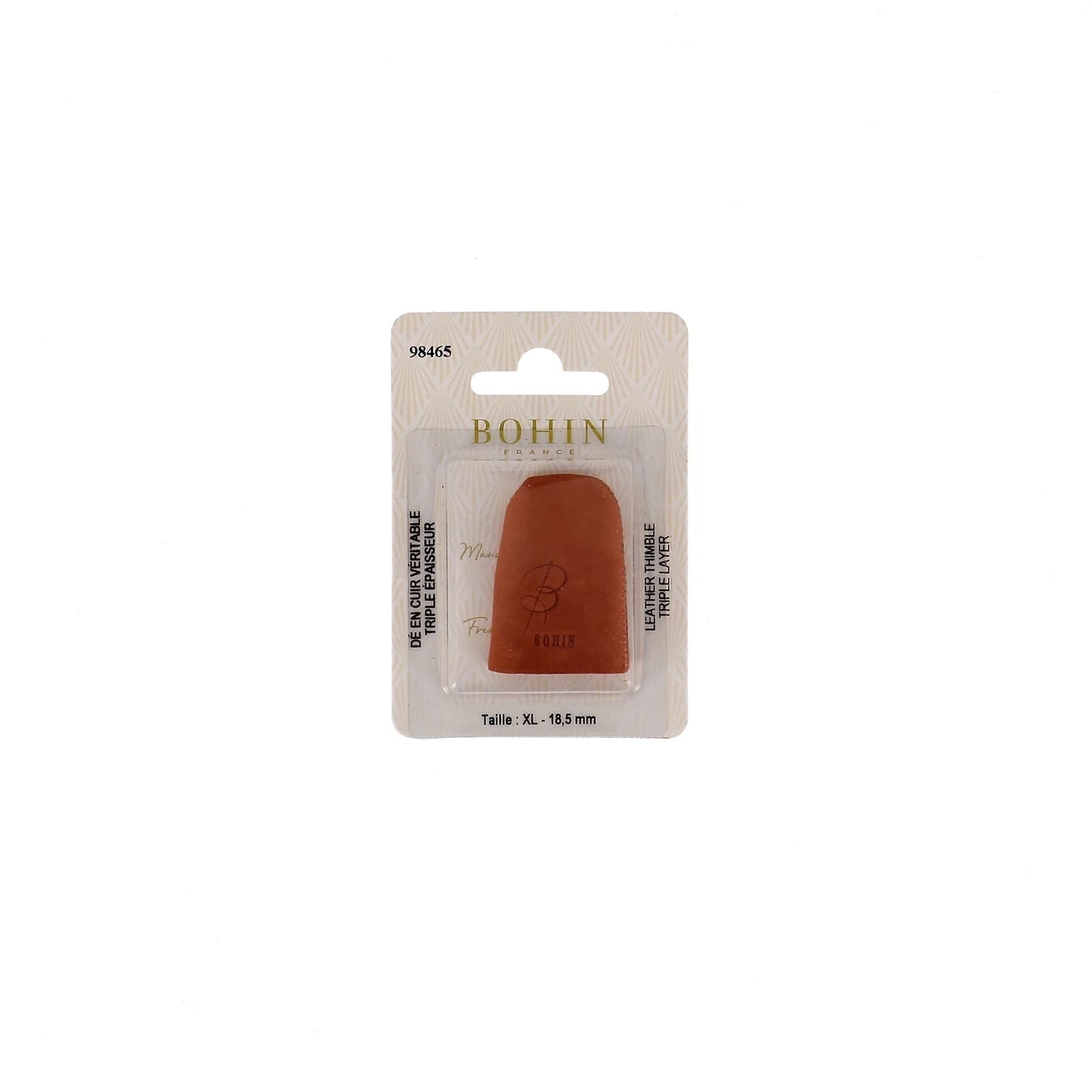 LEATHER THIMBLE TRIPLE LAYER Sz XL