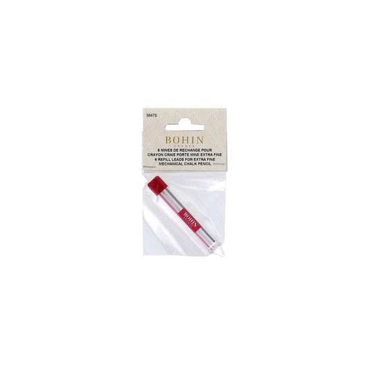 MECHANICAL CHALK PENCIL 6 LEADS REFILL ASSORTMENT