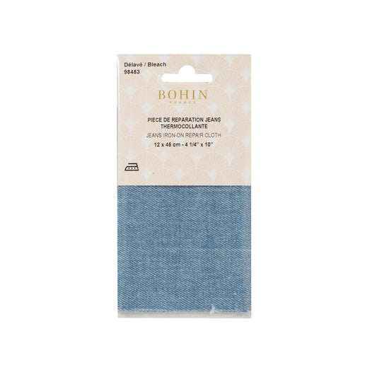 IRON ON PATCH 4"x10"  JEANS - LIGHT