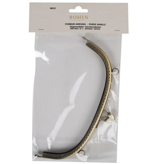 PURSE HANDLE MODEL N°1 - 8" - Brz