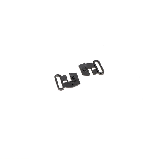 BIKINI CLASP 5/8" METAL, GUN BLACK x1