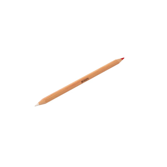 DRESSMAKER PENCIL BI-COLOURED WHITE/RED (B)