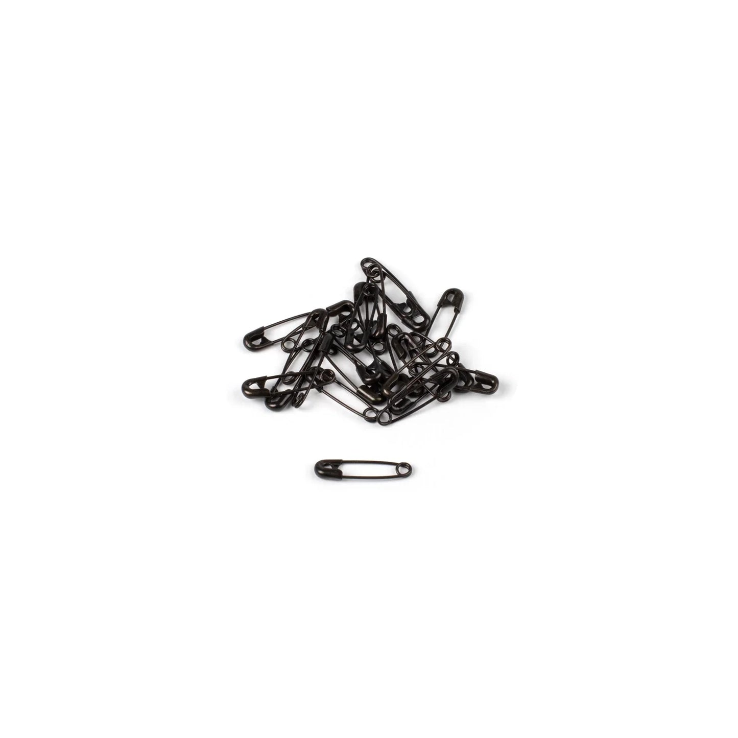 SAFETY PINS - BLACK - Blister of 24 - 3/4"