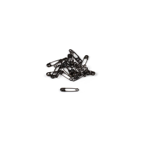SAFETY PINS - BLACK - Blister of 24 - 3/4"