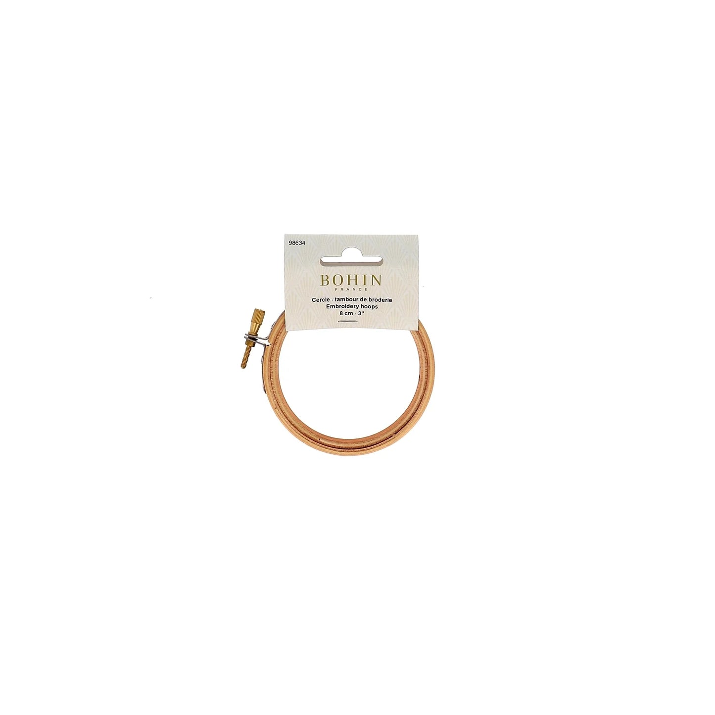EMBROIDERY HOOPS 8CM-3"   x1