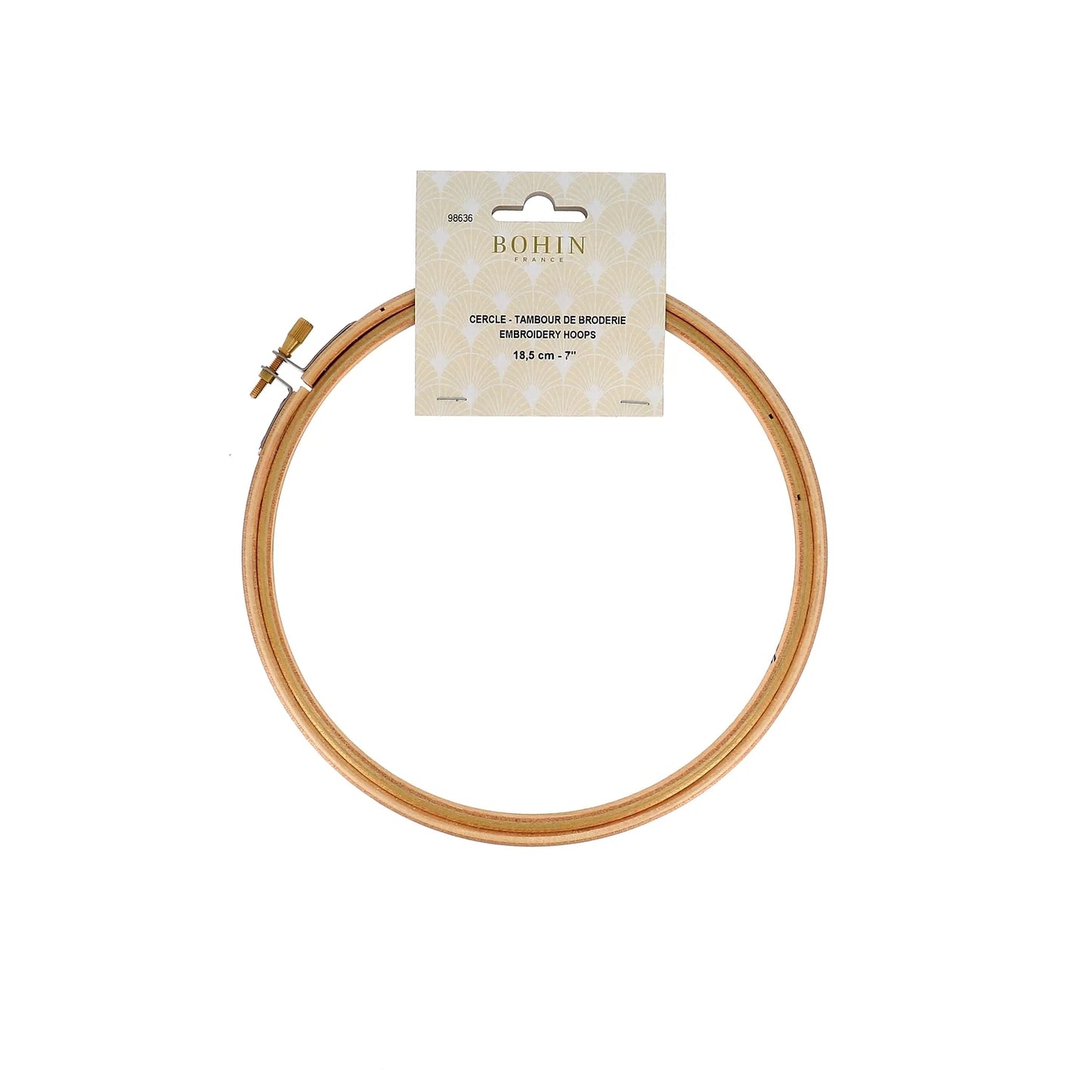 EMBROIDERY HOOPS 18.5CM-7"   x1