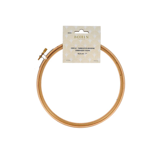 EMBROIDERY HOOPS 18.5CM-7"   x1