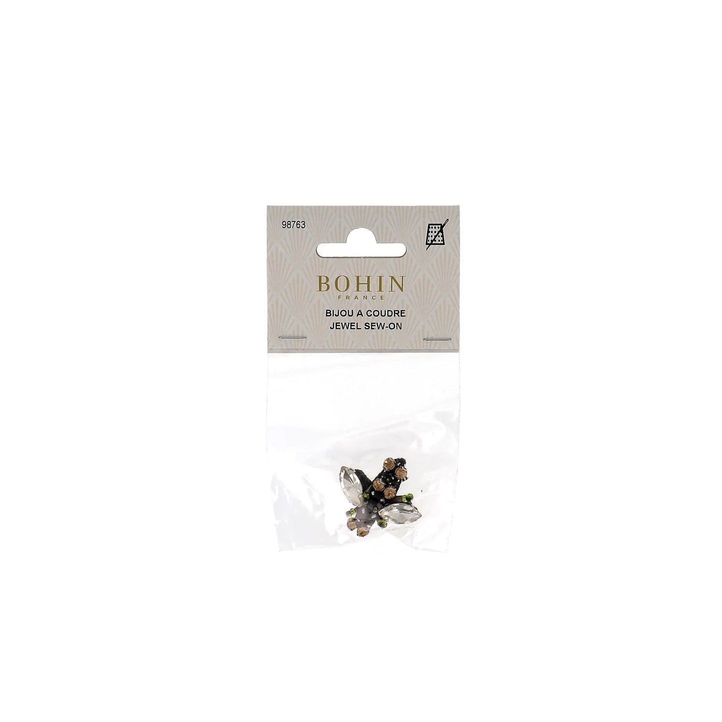JEWELRY SEWING - Fly - 1 1/4 x 1 1/4"