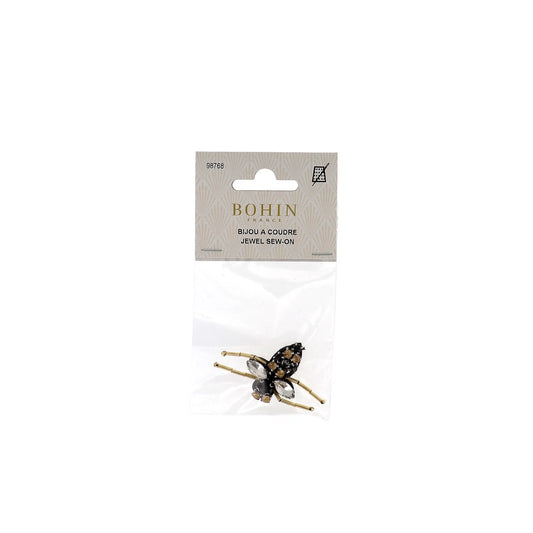 JEWELRY SEWING - Wasp with Legs - 2 1/2 x 1 1/4"