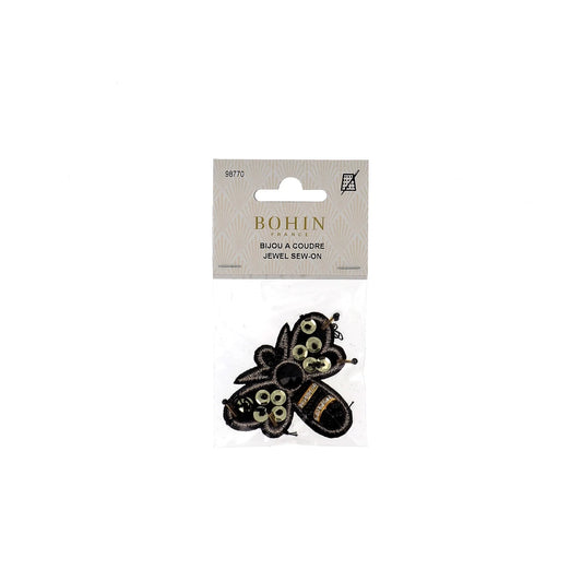 JEWELRY SEWING - Gold Butterfly - 2 1/2 x 2 1/2"
