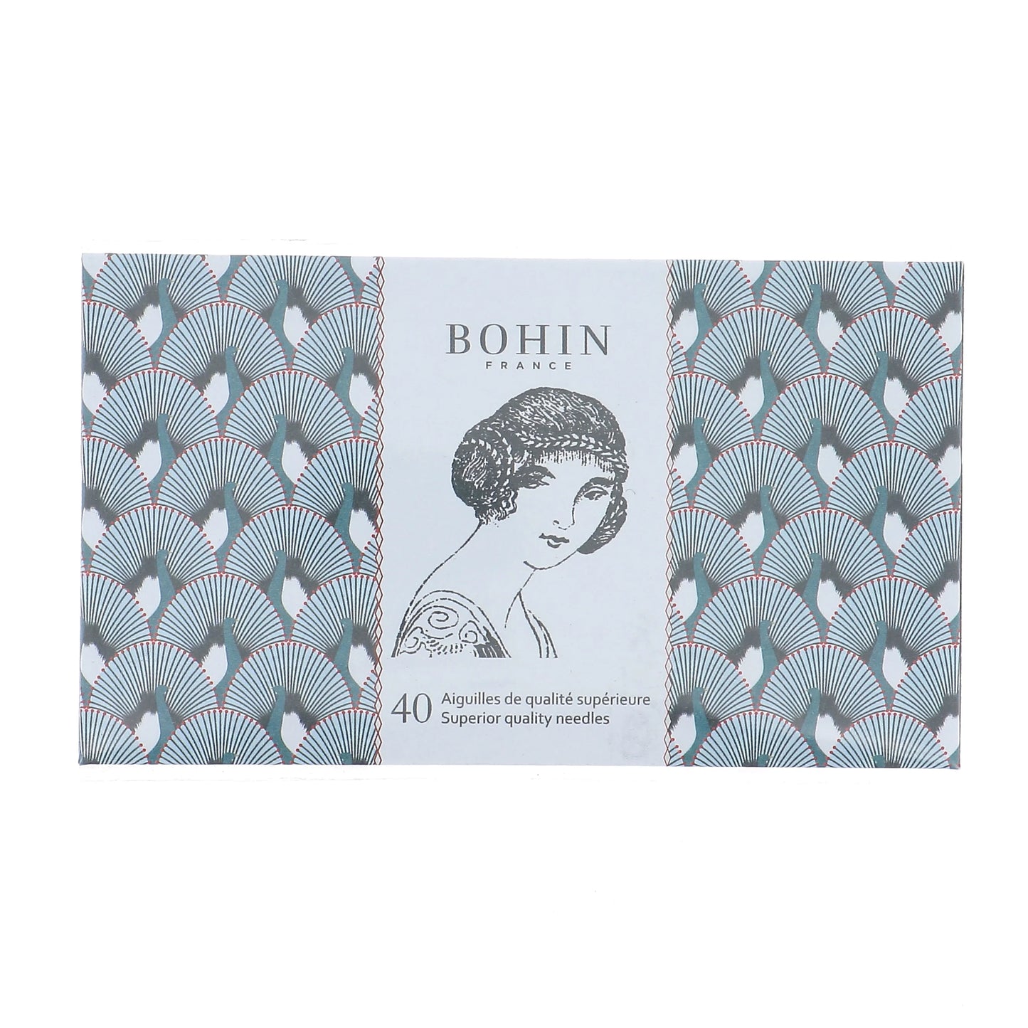 NEEDLE BOOK of 40 NEEDLES - BLUE SOLANGE