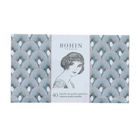 NEEDLE BOOK of 40 NEEDLES - BLUE SOLANGE