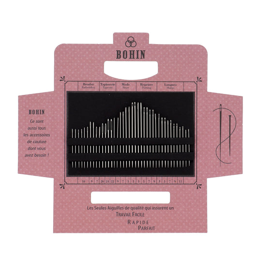 NEEDLE BOOK of 40 NEEDLES - GREEN EDWIGE