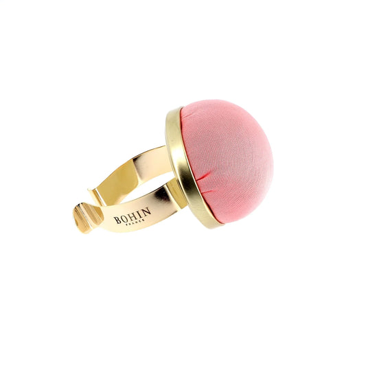 PIN CUSHION, METAL BRACELET - BABY PINK