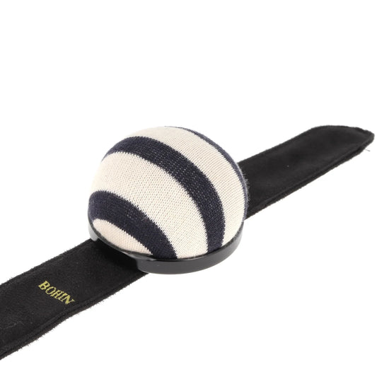 PIN CUSHION - Slap Bracelet - BRETON STRIPE